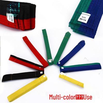Customized Taekwondo & Karate Colored Belts: Name Embroidery Available