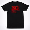 Thirty Seconds To Mars Logo T-Shirt – Red Text Rock Band Tee Black