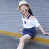 Kids Baby Girls Lace T-shirt Tops Pants Shorts Summer Outfits Clothes