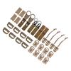 30 Pcs Molle Attachments D Buckle Backpack Buckle Nylon Ribbon Backpack Accessories for Picnics