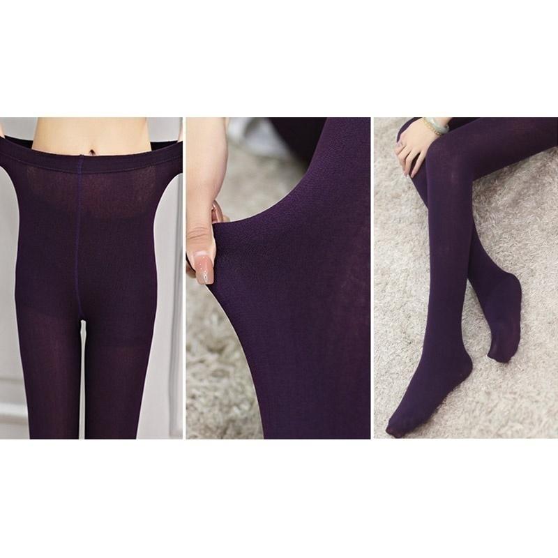 Fashion Brushed Stretch Fleece Lined Thick Tights Warm Winter Pants Warm Leggings
