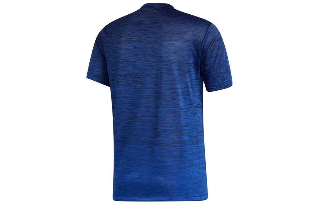 Adidas T Shirts Men's Royal Blue Crew Neck Moderate Straight Fit GC8410