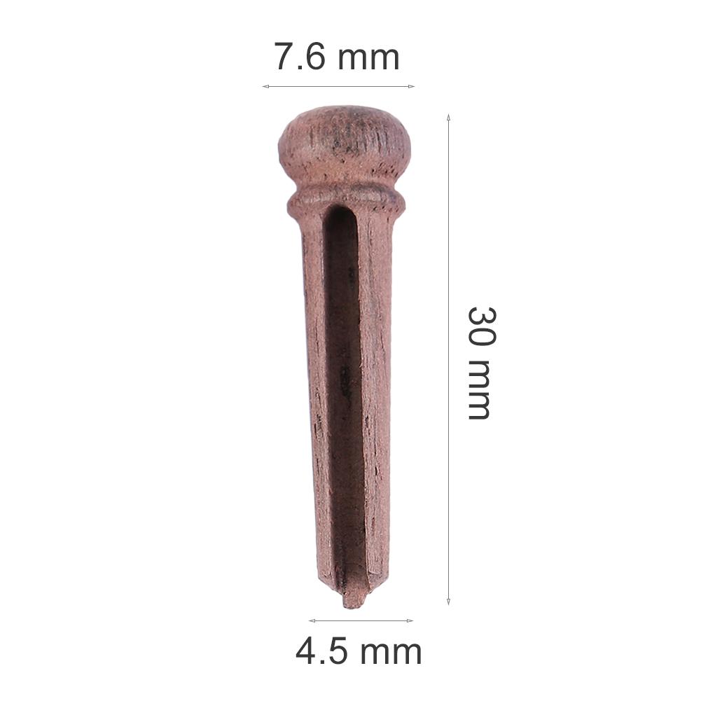 135 Rose Wood String Peg Guitar Bridge Pins Replacement Parts