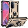 Luxury Armor Shockproof Case for OPPO A16 A16S A32 A72 A52 A53 A54 A55 A74 A5 A3S A5S A7 Reno 6 5Z Metal Ring Holder Phone Cover