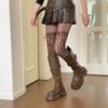 Women's Patterned Fishnet Net Stockings Garter Belt Tights Suspender Pantyhose Fishnets Thigh High Stockings Hosiery