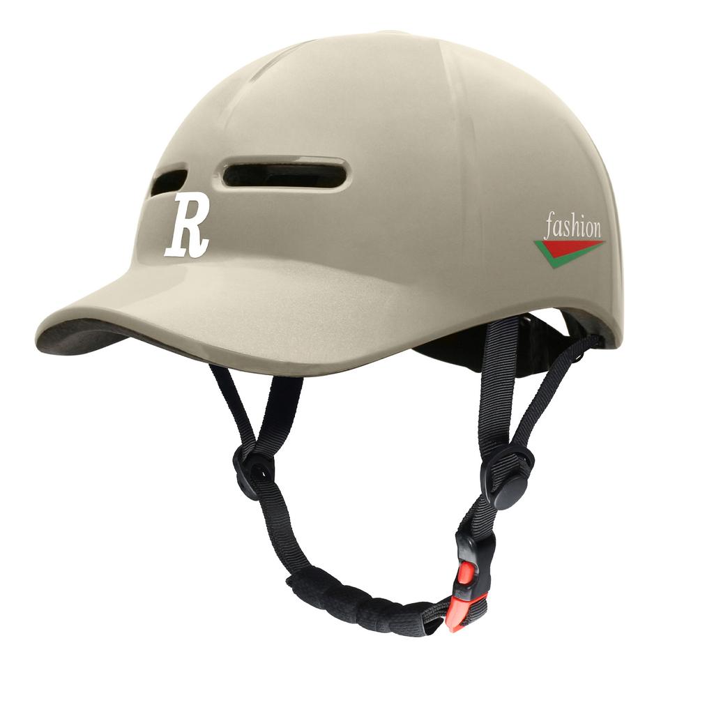 Integrated forming cap bicycle riding commuter four seasons electric battery bicycle helmet skateboard roller skating baseball