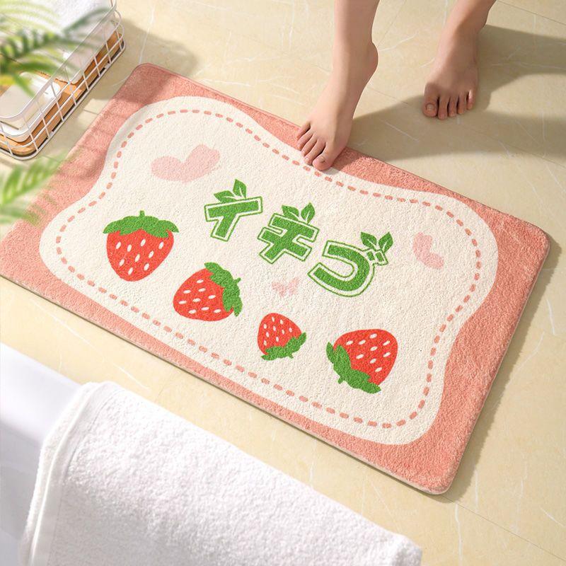 Bathroom Floor Mat Toilet Door Toilet Absorbent Foot Mat Non-slip Bedroom Bed Rug Entry Mat