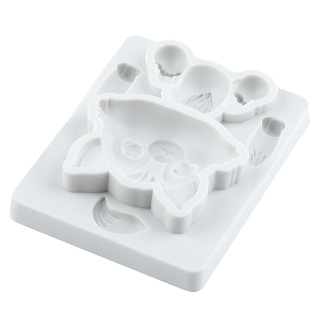 Wolf Silicone Mold Woodland Animal Fondant Molds Cake Decorating Tools Cupcake Topper Candy Resin Clay Chocolate Gumpaste Mold