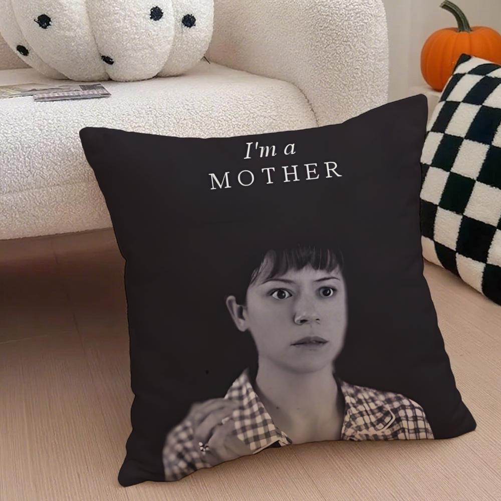 AAlison Hendrix Cushion Cover Throw Pillow Cover Hidden Button Durable Polyester Chair Cushion