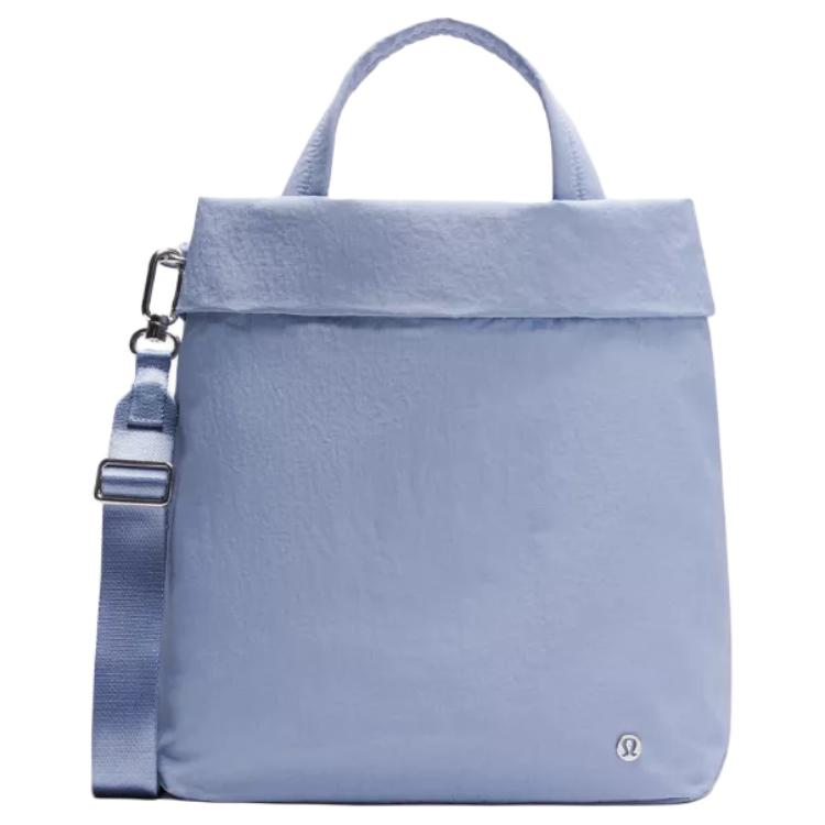 

Lululemon On My Level 19L Classic Casual Solid Recycled Nylon Shoulder Tote Bag Women bags Blue LW9FFUS-066828 Blue