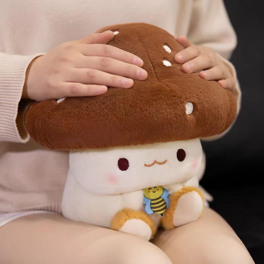 Stuffed Cartoon Mushroom Soft Fluffy Mushroom Cute 30Cm Mushroom Stuff Birthday