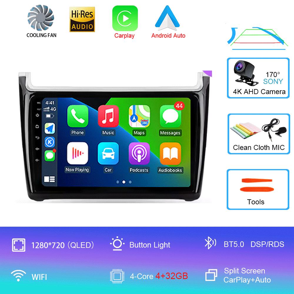 

Android 14 Car Radio For Volkswagen POLO 5 2008 - 2020 Multimedia Video Player Navigation stereo GPS No 2din