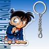 12cm Detective Conan Acrylic Transparent Pendant Car Key Pendant Student Backpack Decoration Fun Cute Cartoon Children's Gift