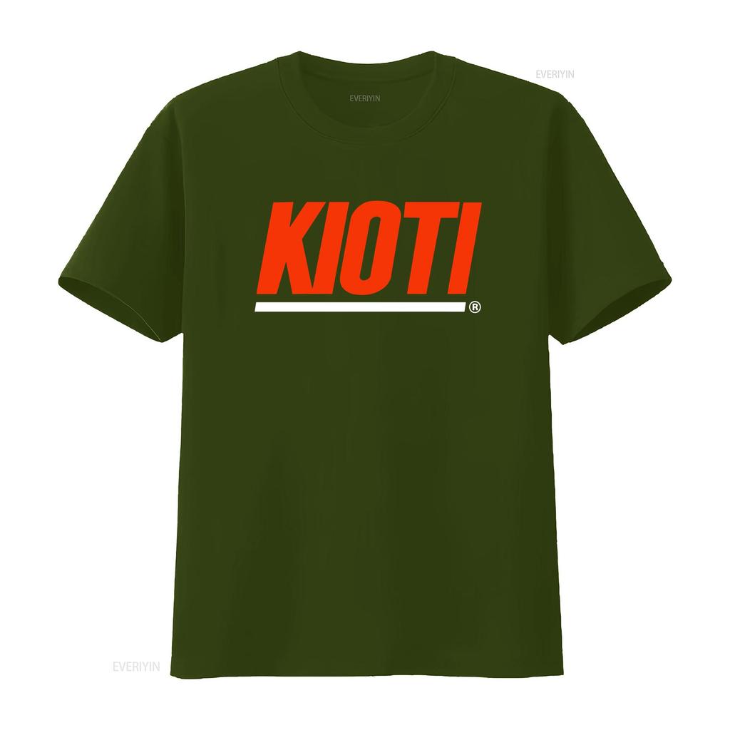 Kioti Tractor Logo Men's Black T Shirt Size S To 3XL Vintage Washed Versatile Comfortable Breathable Stretched Designer Clothes
