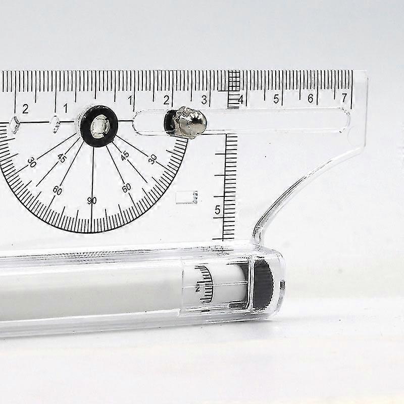 Multifunctional Drawing Ruler Portable Universal Parallel Ruler Practical Measuring Tool For School