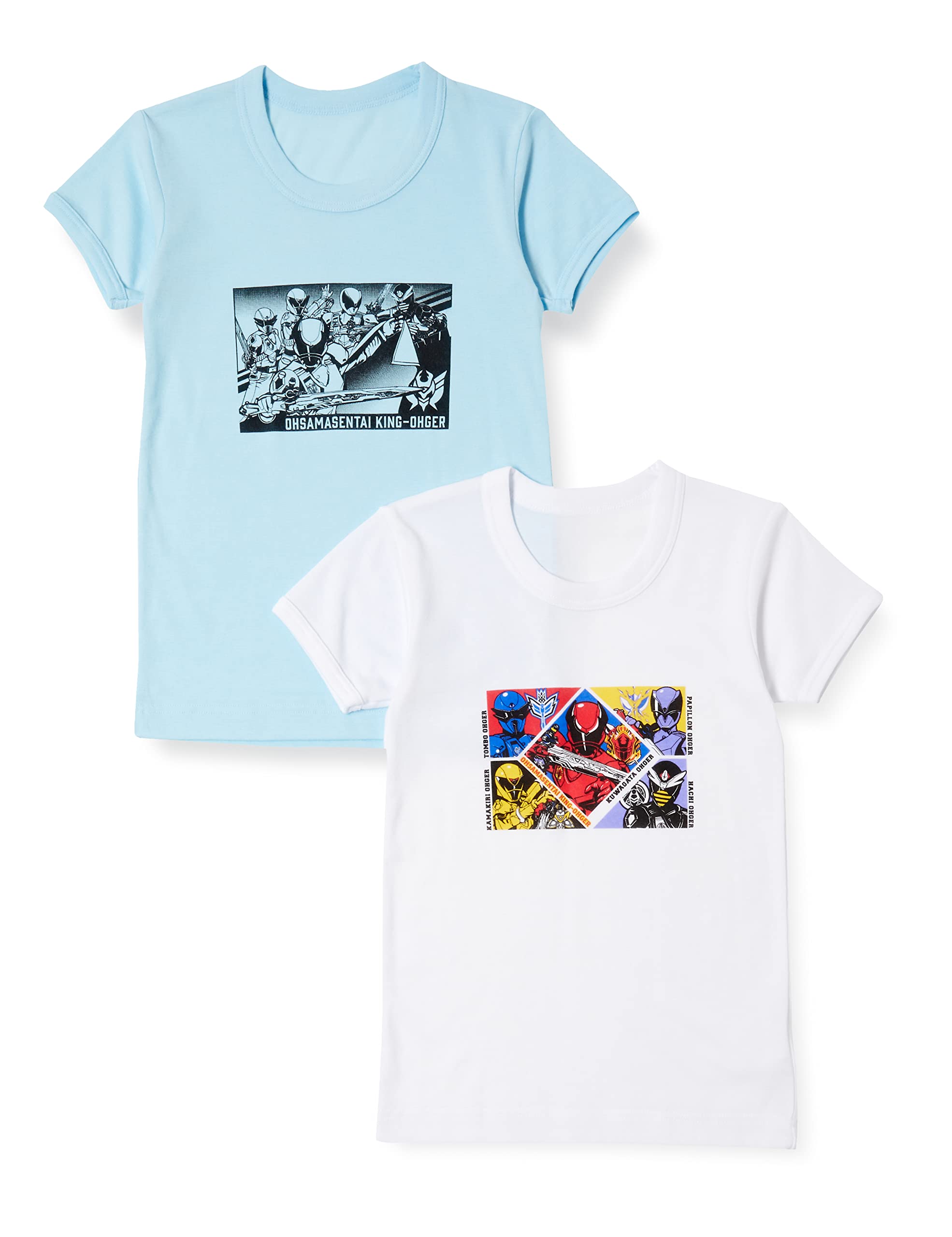 

2P King Sentai King Auger Milling Short Sleeve Round Neck Shirt 552 [Bandai] [Boy]
