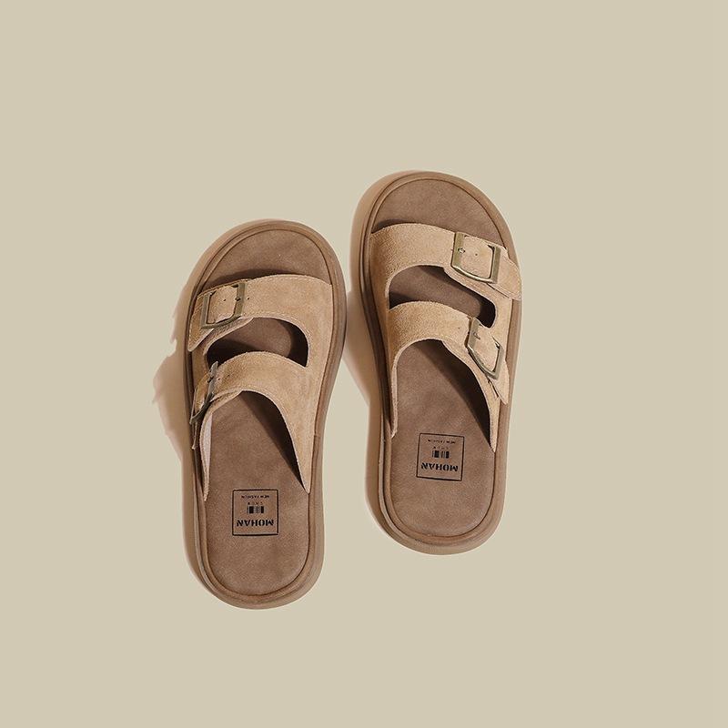 

Zhongjia platform Boken shoes women s summer wear half slippers 2025 new beach shoes fishing Boken shoes cool slippers 35