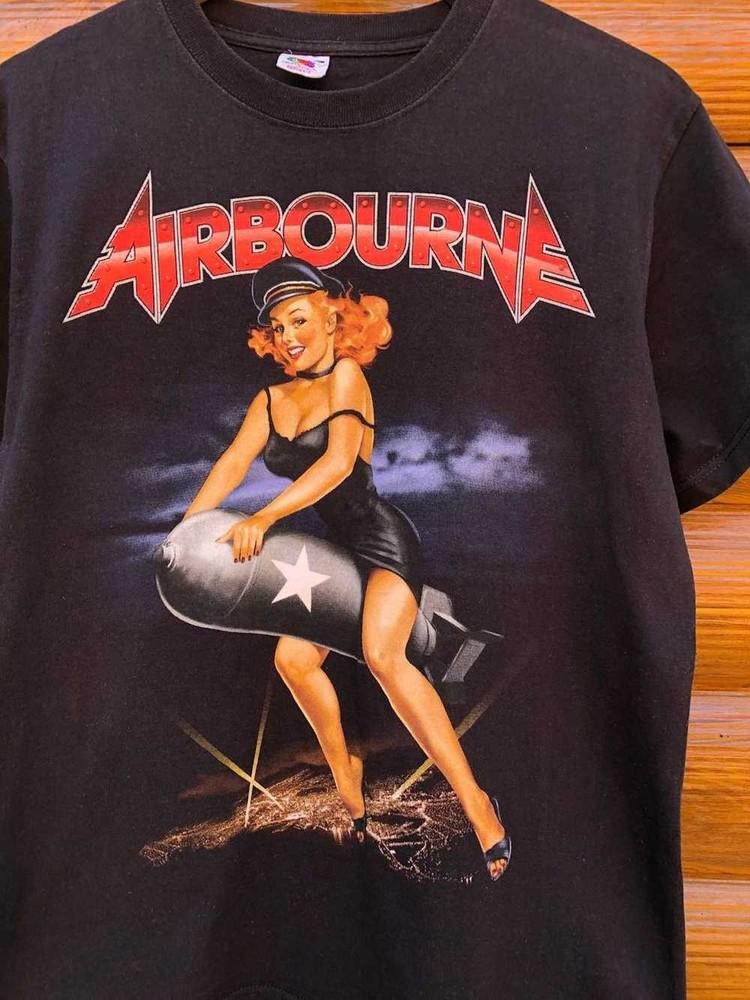 Vintage Style Airbourne European Shirt Unisex Concert S-5XL AR568 Unisex T-Shirt