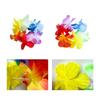 Hawaiian Luaus Hulas Grass Skirt with Large Flower Costume Set for Halloween Dances Party Decorations Hawaiian Costume