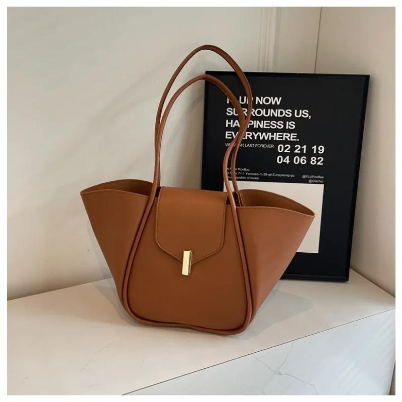 PU Large Capacity Soft Surface Bag Simple Temperament Women's Bags Sale 2026 New Niche Texture Versatile Shoulder Bag