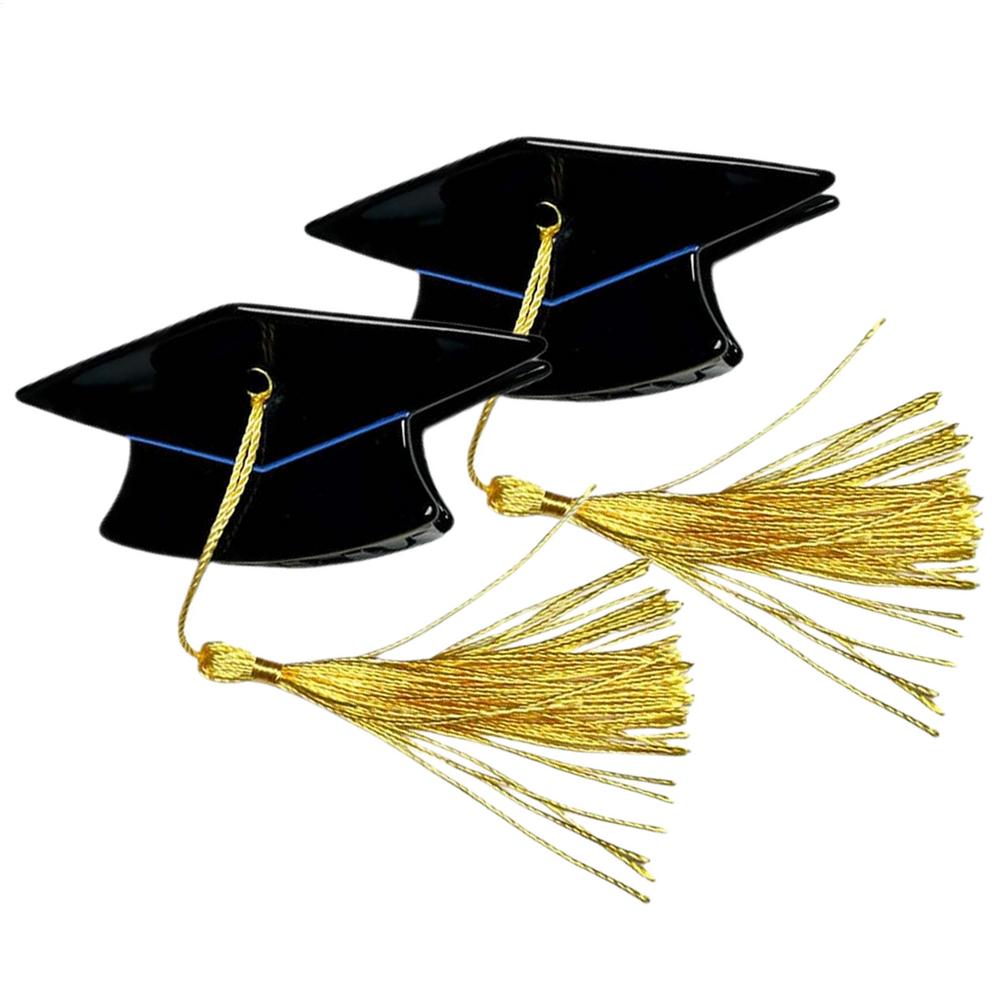 Hair Clips Graduation Tassel Hat Mini Doctoral Cap Clip Graduation Hat Party Stereoscopic Headdress Graduation Hair Decoration
