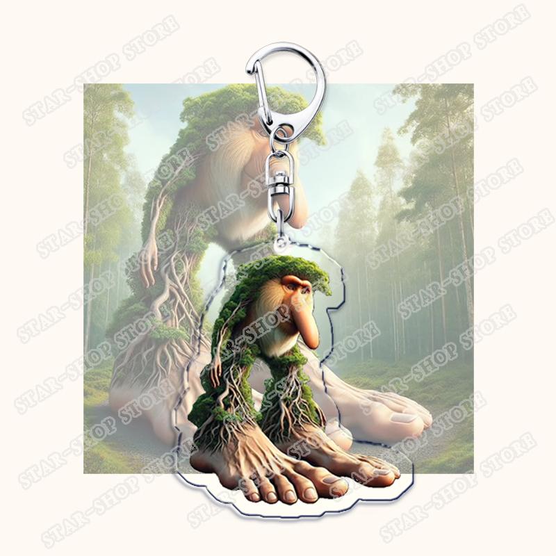 Italian Brainrot Animals Meme Keychains for Accessories Tralalero Tralala Tung Tung Tung Sahur Brr Brr Patapim Keyring Fans Gift
