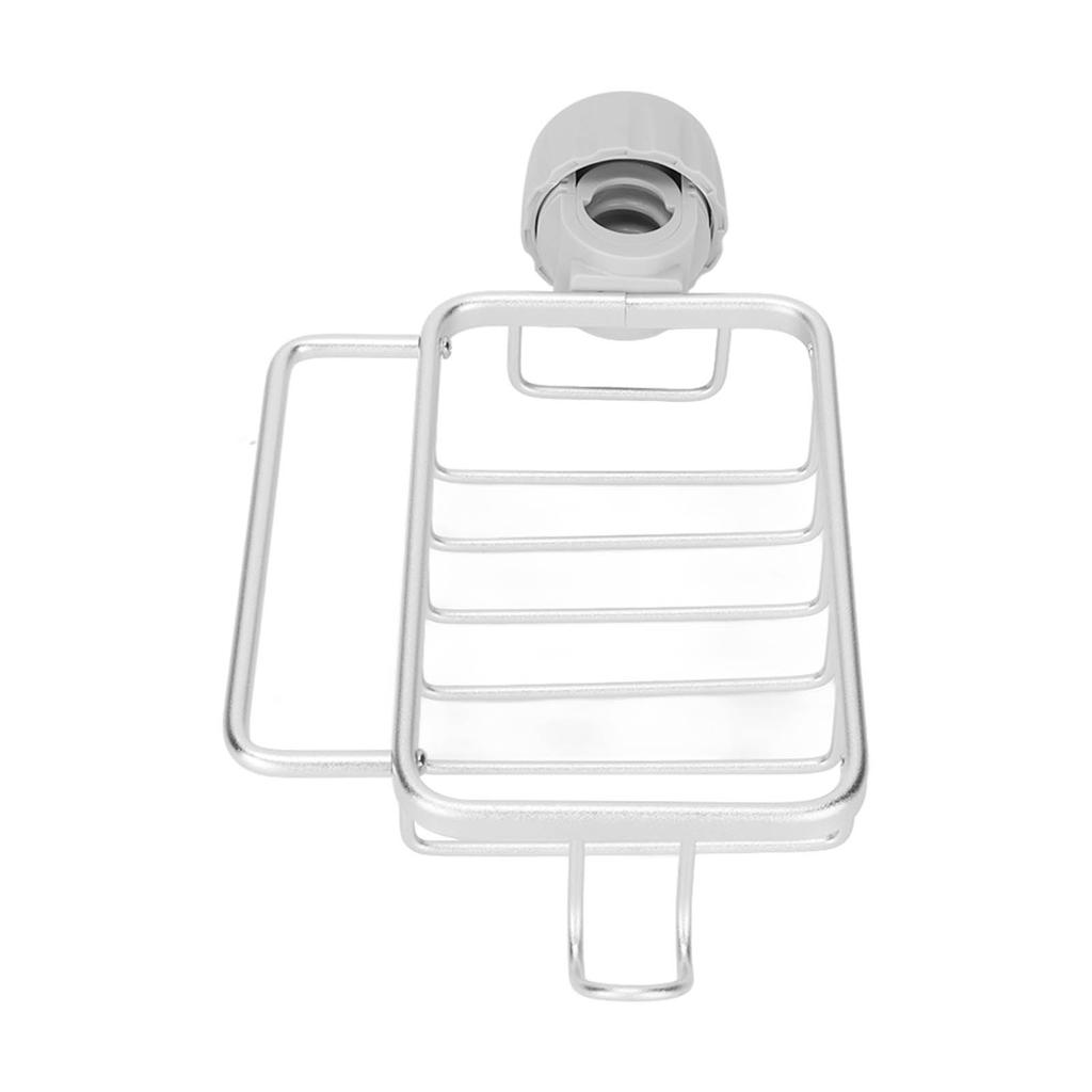 Kitchen Faucet Storage Rack Faucet Sponge Holder Hanging Drain Rack with Towel Shelf for Kitchen Sink