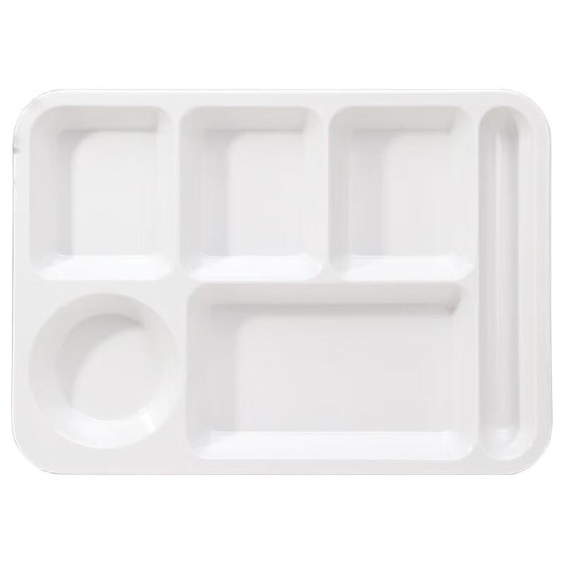 Melamine 6-Compartment Serving Tray