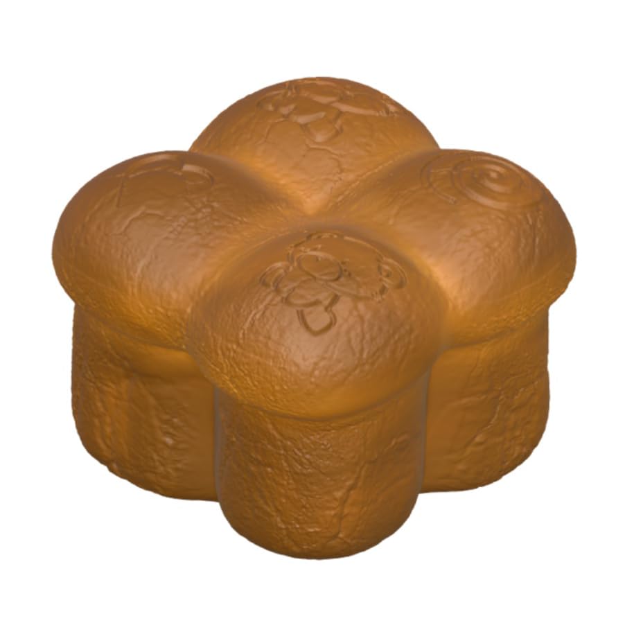 

Kiibru Baby Bear Bread Jumbo Squeeze Toy 12cm Scented Food Toy Stress Relief Gift Slow-Rebound (Chocolate) шоколадный
