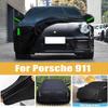 Für Porsche 911 Vollgarage für das ganze Auto, Vierjahreszeiten, Universell, Outdoor, Sonnenschutz, UV-Schutz, Regen-, Schnee-, Staubschutz, Oxford-Stoff, Autozubehör