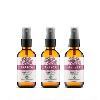 Alteya Organic Rose Water Mist 60ml X 3