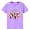 Labubu T Shirt for Kids Boy 10years 100%Cotton Anime Short Kawaii Tops Pride Tshirt Y2k Toddler Girl Clothes Kids Clothes Girls