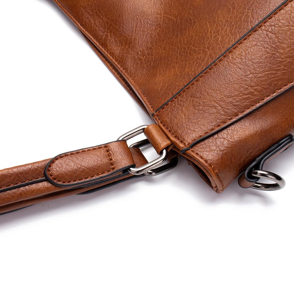 Women's Fashion Soft Pu Leather Handbag Ladies Tote Bag Large Capacity Sling Bag