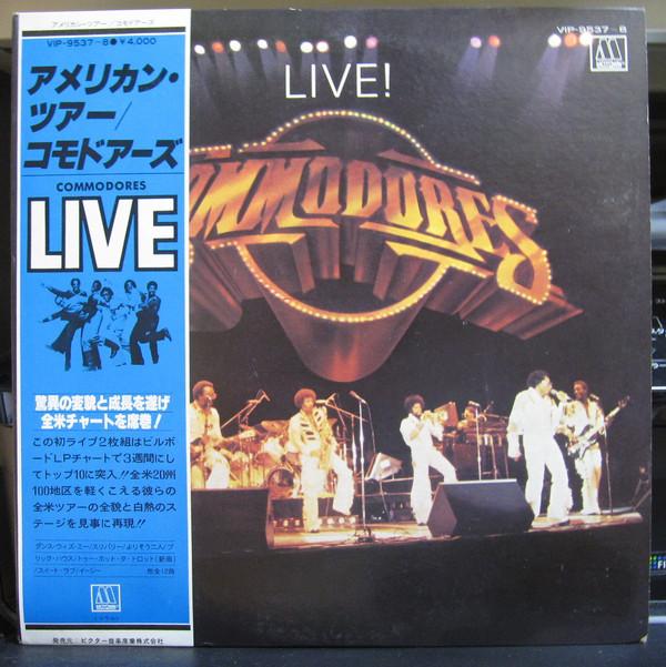 

LP Record COMMODORES - Live! VIP95378 MOTOWN 1977 Japan Soul/Funk Used