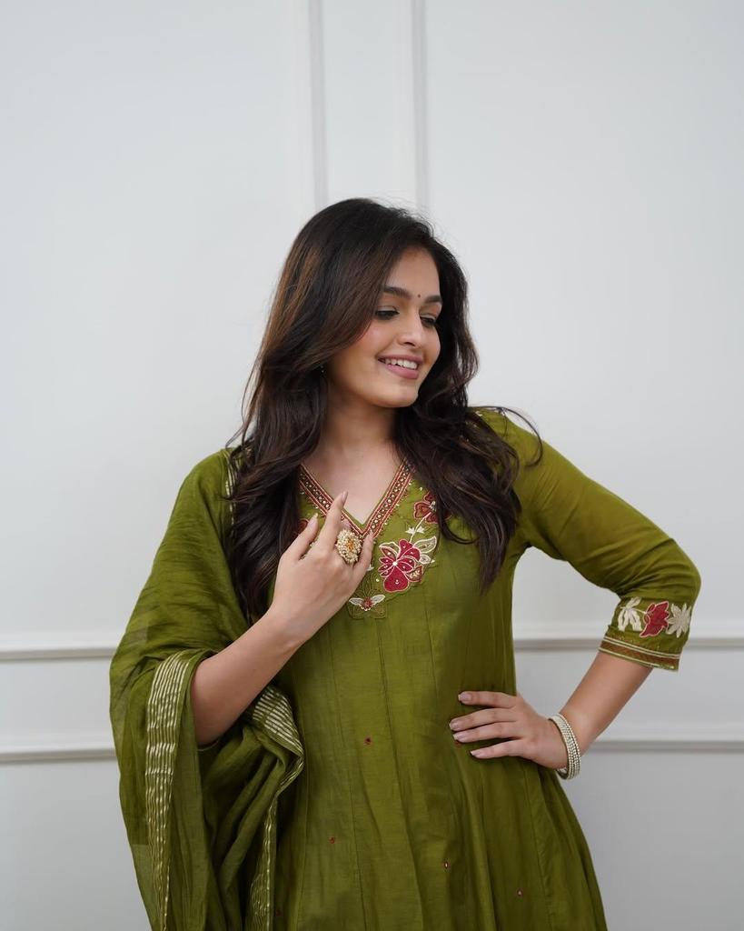 Bollywood Party Wear Anarkali Salwar Suit Indian Women Designer Kurta Pant Dupatta Set Dress