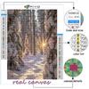 5D Diy Diamond Painting Snow Scene Cross Stitch Full Diamond Embroidery Mosaic
