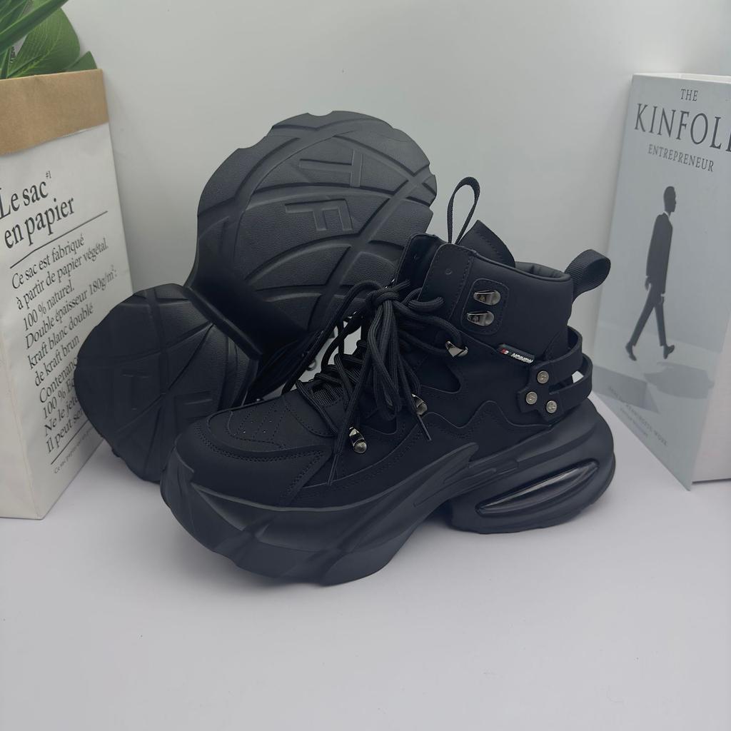 Paar Qualität High Top Sneaker Rutschfest Abriebfest Plateau Herren Freizeitschuhe Damen Mesh Weiße Schuhe Chaussure Hommes