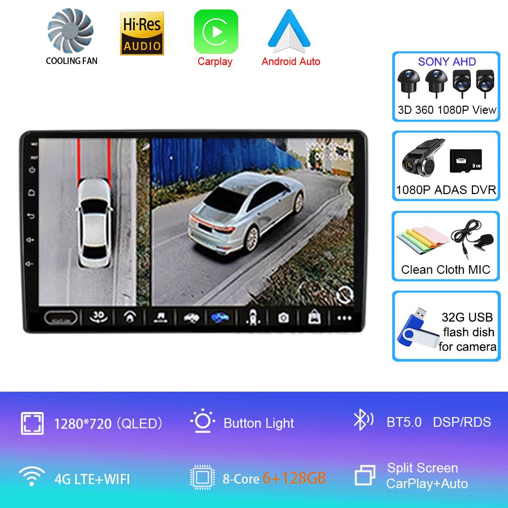 Car Radio Android 14 For Fiat Ducato 3 2006-2022 For Peugeot Boxer 2 2006-2022 For Citroen Jumper 2 2006-2022 Multimedia Stereo