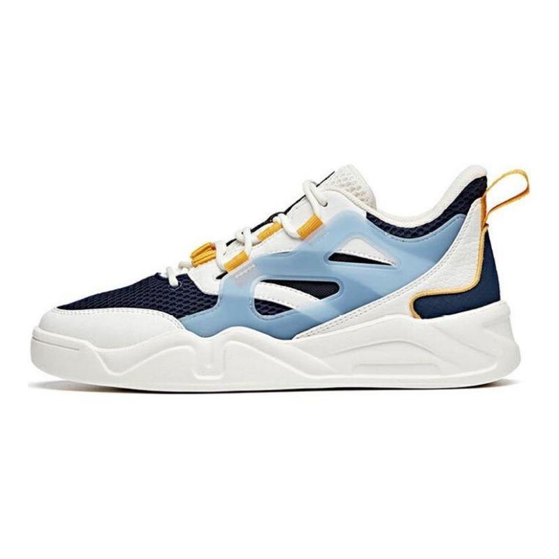 Anta Lifestyle Series Men s Comfort Anti-slip Low-top Skate Shoes Coast Blue 112028052-3 41