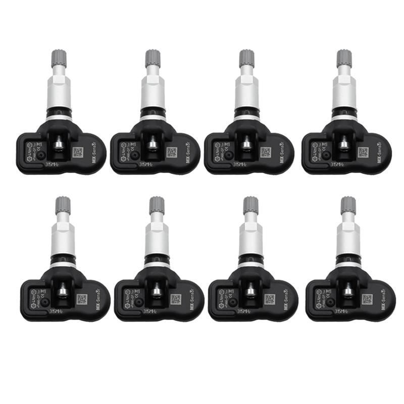 

TPMS Tire Pressure Sensor 8Pcs 315Mhz Universal Programmable Set For Autel TS408 TS508 ITS600 MX Sensor Monitor чёрный