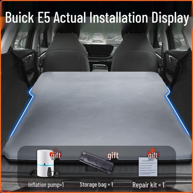 Buick E5 Car Trunk Inflatable Bed Travel Pad for Rear Seat Sleeping, Fits 25 Models, Ideal for Road Trips.