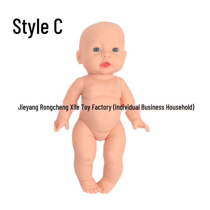 30CM 12-Inch Realistic Reborn Baby Doll - Soft Rubber, Educational Toy for Kids