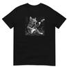 Katzen T-Shirt Gitarrenspieler Tee Kätzchen Katzen Liebhaber Haustier T-Shirt Unisex Design Unisex T-Shirt