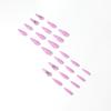 Pointed pink long ballet rhinestone nail patch wearing nail finished nail patch waterproof removable nail piece
