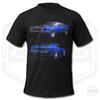 1968 Mustang Concept Blau T-Shirt Herren Amerikanisches Pony Car Fan Art