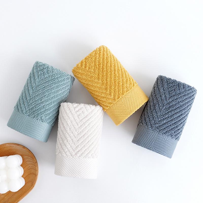 Soft Absorbent Combed Cotton Square Towel 100% Cotton Hand Towel for Baby Face Washing Thickened Household Square Scarf