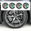 Car Stickers For Alfa Romeo 4Pcs Car Emblem Wheel Hub Center Cover Car Accessories For Alfa Romeo Giulietta 159 Mito Giulia Stel zxb894
