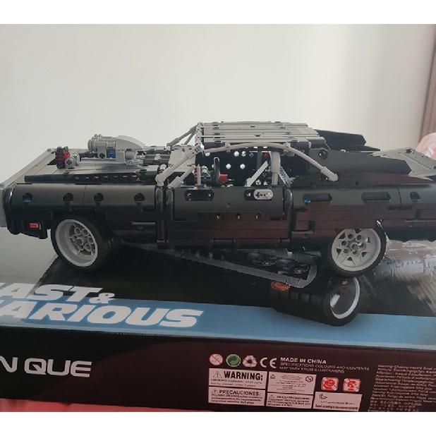 1168PCS Technical Dodge Charger Racing Car Model Building Blocks 42111 Bricks Toys In Movie Fast Furious Gift For Boys