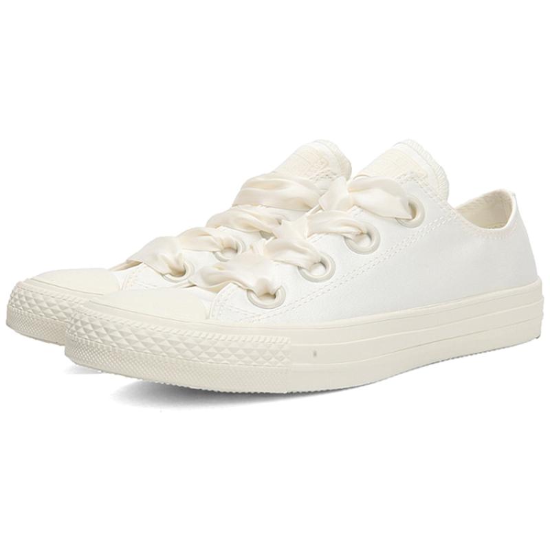 Converse All Star Lace-up Non-slip Wear-resistant Low-top Canvas Shoes Women's Beige