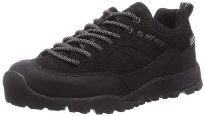 Aoragi WP Outdoor Breathable and Size 2E Hi-Tec Sneakers, Waterproof, Black, 25cm,
